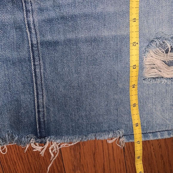 3x1 Made Here Celine denim vintage mini skirt sz30 - Picture 9 of 11